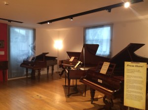 Keyboard room at the RAM Museum