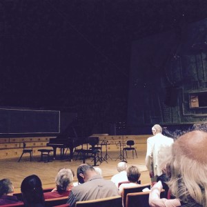 Radio France. Exhortations over the PA to save the coughing for later were sadly ineffective.